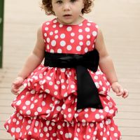 Vestido de festa infantil da Minnie