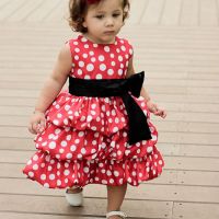 Vestido da Minnie infantil para festa