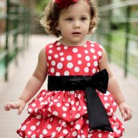 Vestido da Minnie para festa infantil