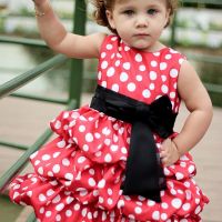 Vestido da Minnie infantil para aniversrio